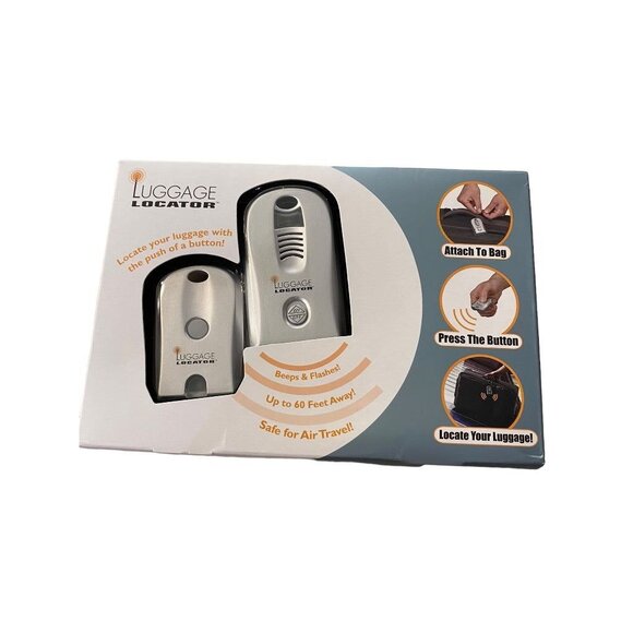 Luggage Locator Remote Gift Set Silver 48875 New - Picture 11 of 11